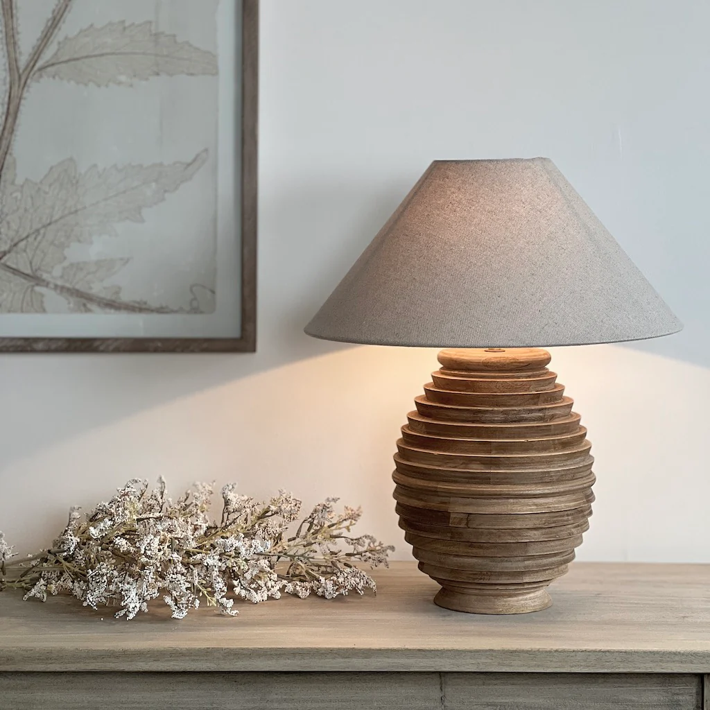Keystone Wooden Table Lamp - Image 2