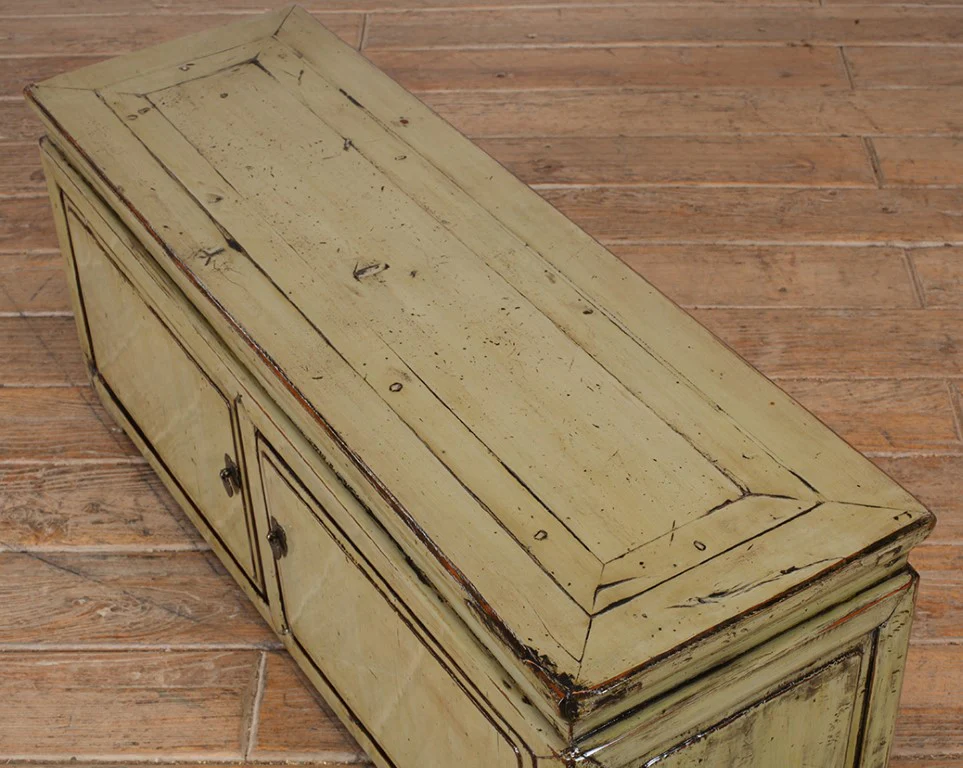 Light Green Lacquered TV Sideboard - Image 3