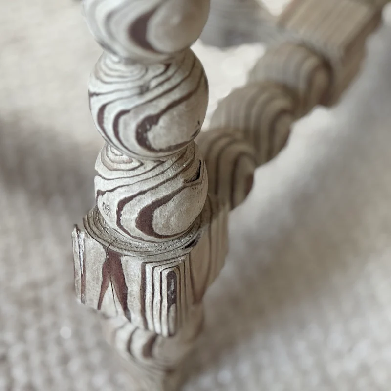 Light Wash Bobble Side Table - Image 4