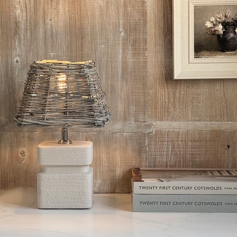 Limestone Square Lamp Base Small - Image 3