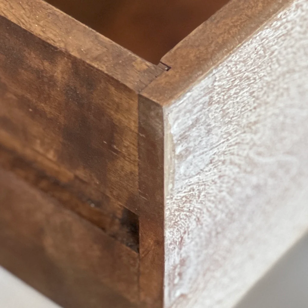 Long Whitewashed Console Drawers And Shelf - Image 5