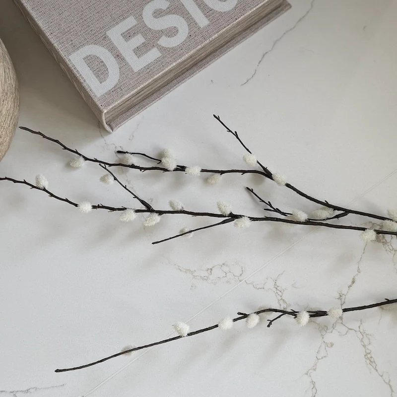 Luxury Faux Pussy Willow Branch - Image 4