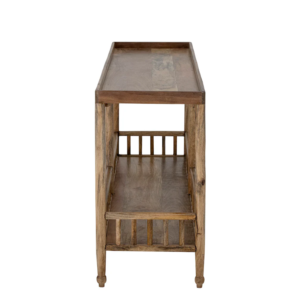 Mango Wood Gallery Console Table - Image 6