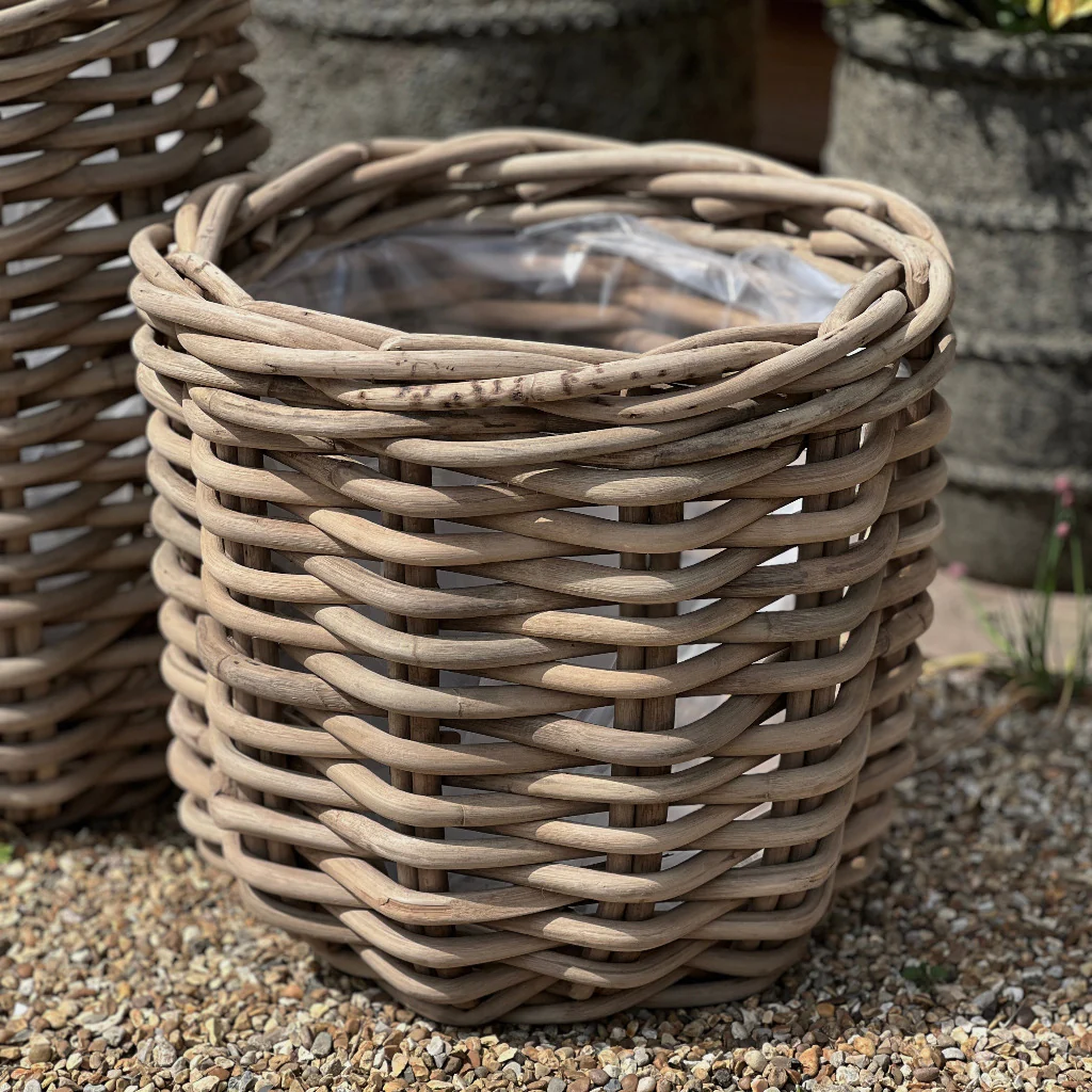 Gommaire Style Round Planters Clear Liner - Image 2