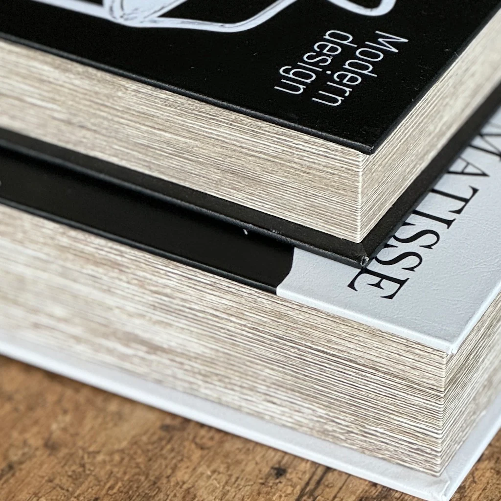 Faux Design Book Stack — Modern Chair & Henri Matisse - Image 3