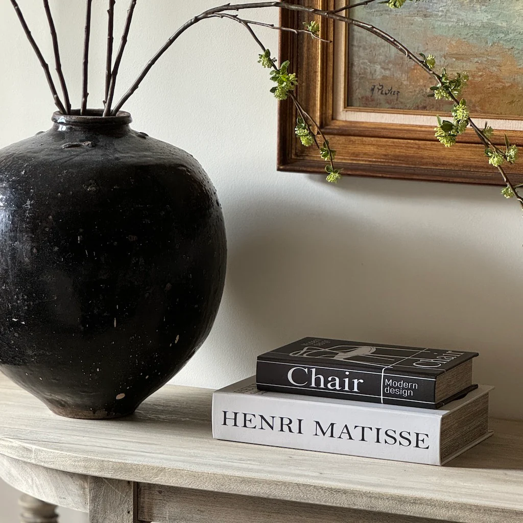 Faux Design Book Stack — Modern Chair & Henri Matisse - Image 4