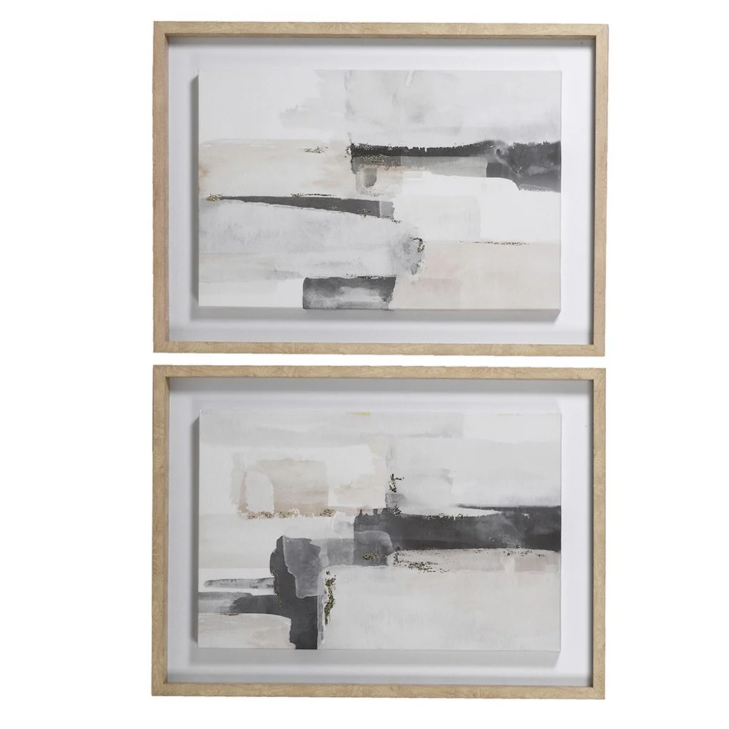 Natural Abstract Framed Prints Set 2 - Image 3