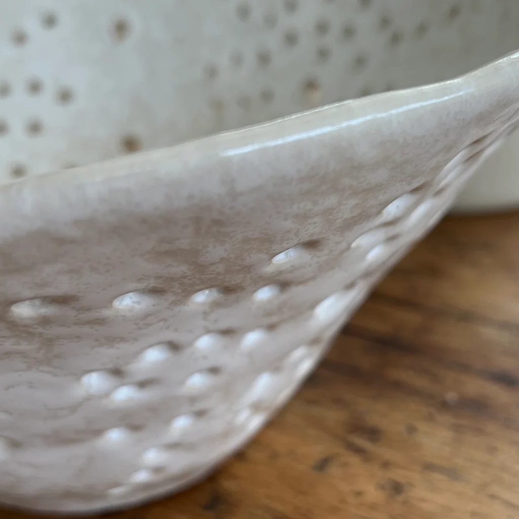 Natural Glazed Stoneware Bowl Morso - Image 3