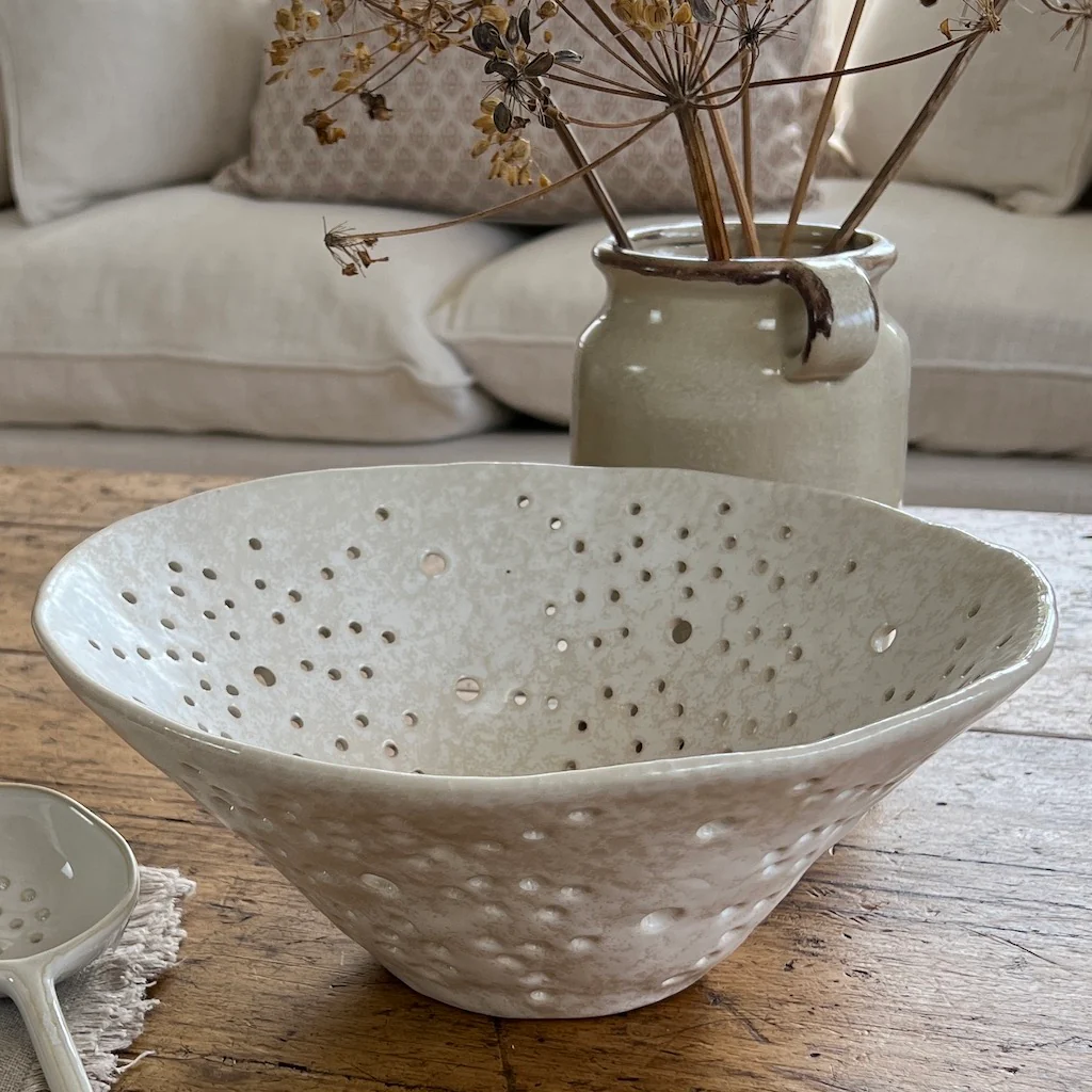Natural Glazed Stoneware Bowl Morso - Image 4