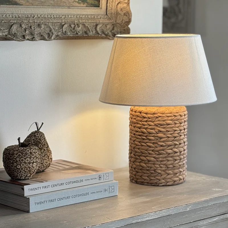 Natural Rope Effect Table Lamp - Image 2