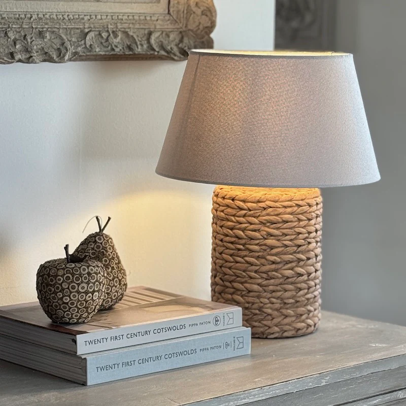 Natural Rope Effect Table Lamp - Image 4