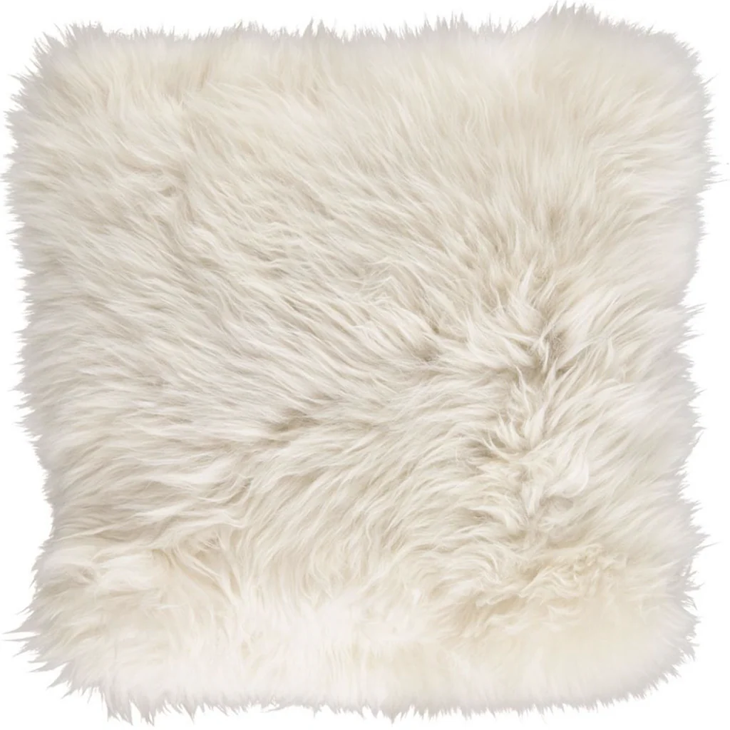 Rustic Stool with New Zealand Sheepskin Seat Cushion 2 Sizes 3 Colours - Image 6