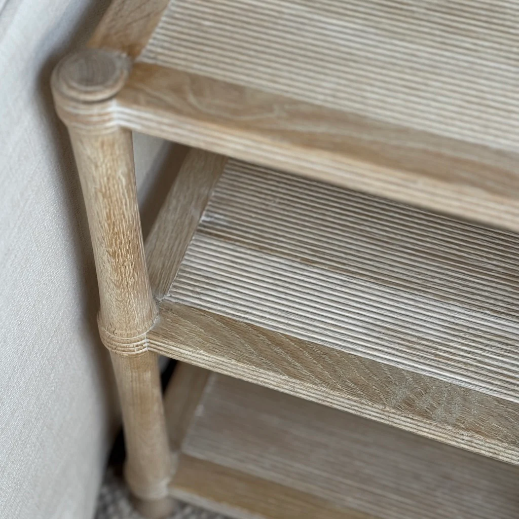 Oak 3 Tier End Side Table - Image 3