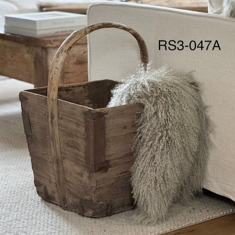Original Vintage Chinese Rice Carrier - Image 2