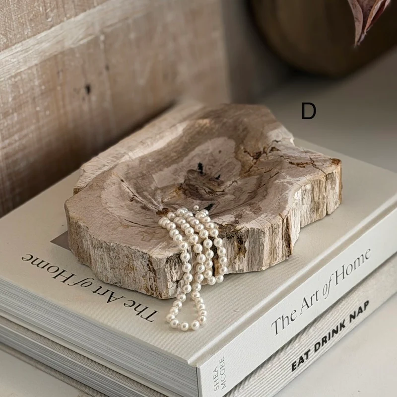 Petrified Wood Light Fossil Catchall Scoop - Image 5