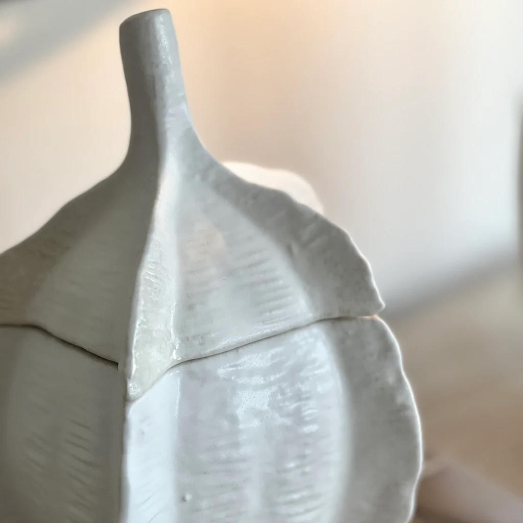 Pomelo Ceramic Decorative Jar - Image 3
