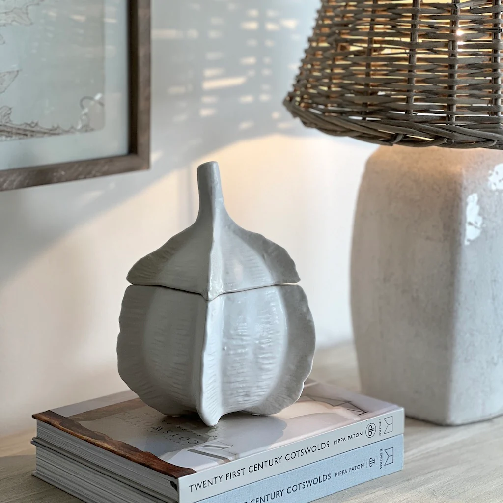 Pomelo Ceramic Decorative Jar - Image 5