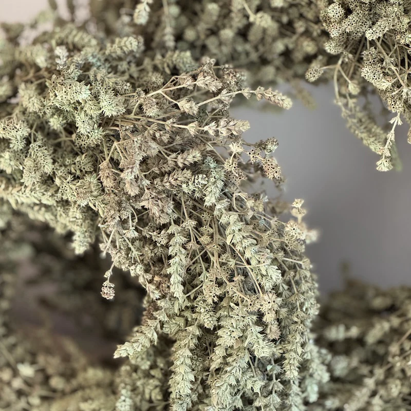 Preserved Linen Herb Wreath Sage - Image 2