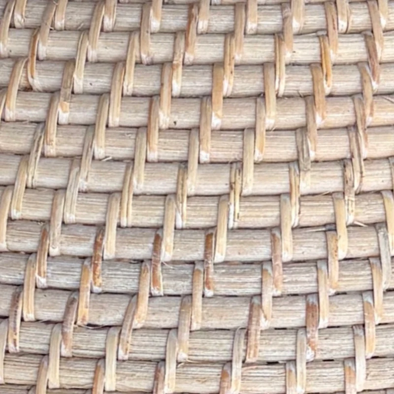 Rattan Dome Pendant Light Electrified - Whitewashed - Image 3