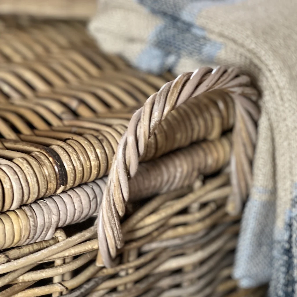Rattan Trunk Hamper Basket - Image 3