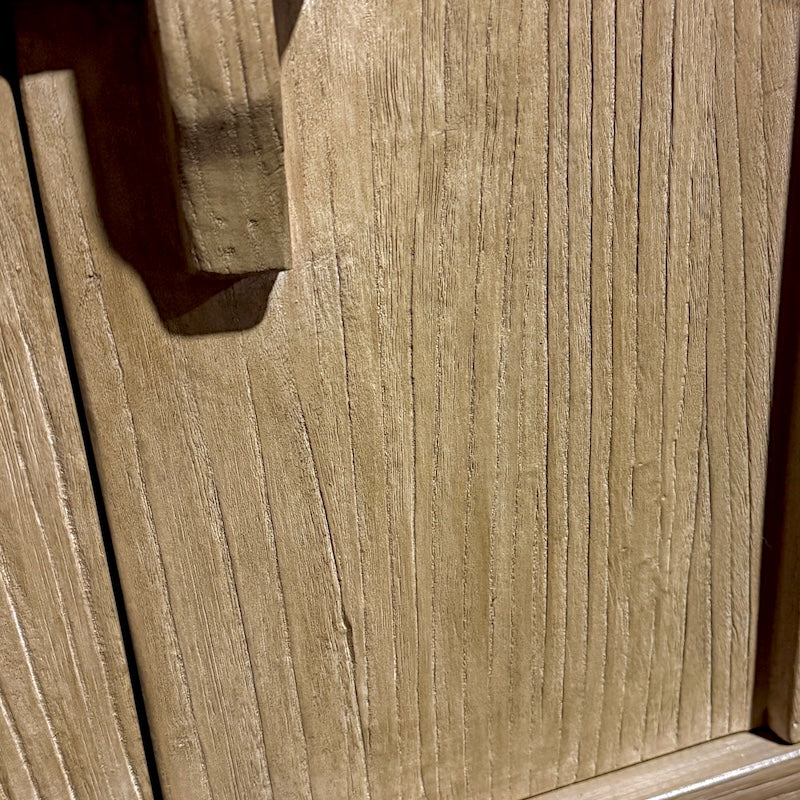 Reclaimed Elm 4 Door Sideboard Cabinet Dark 160cm - Image 2