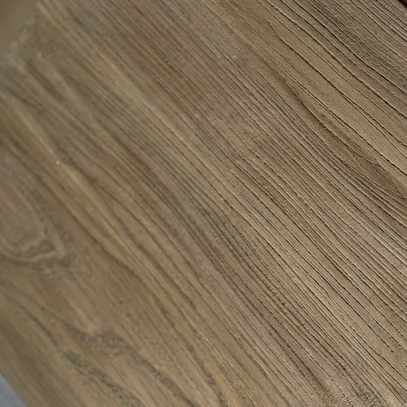 Reclaimed Elm A Frame Side Table Dark - Image 2
