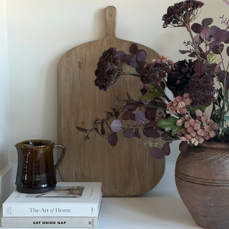 Reclaimed Elm Heavy Chopping Board 70cm - Image 4