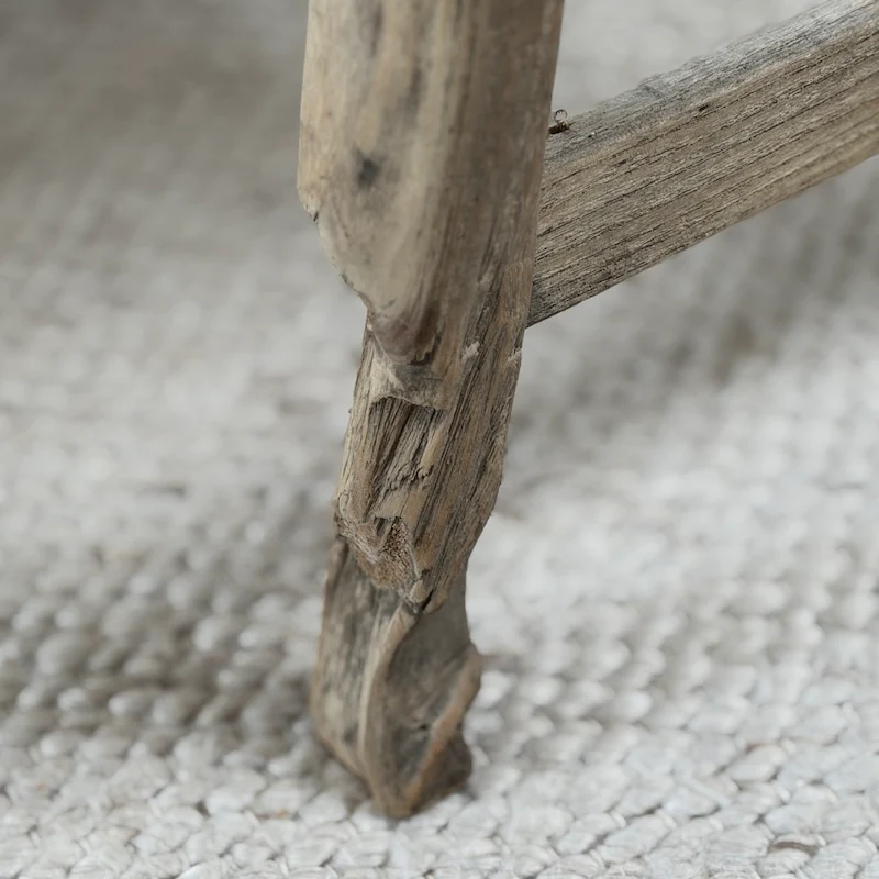 Reclaimed Vintage Wood Stool (No.23) - Image 3