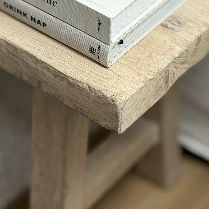 Reclaimed Wood Bench Light - 80cm - Image 4