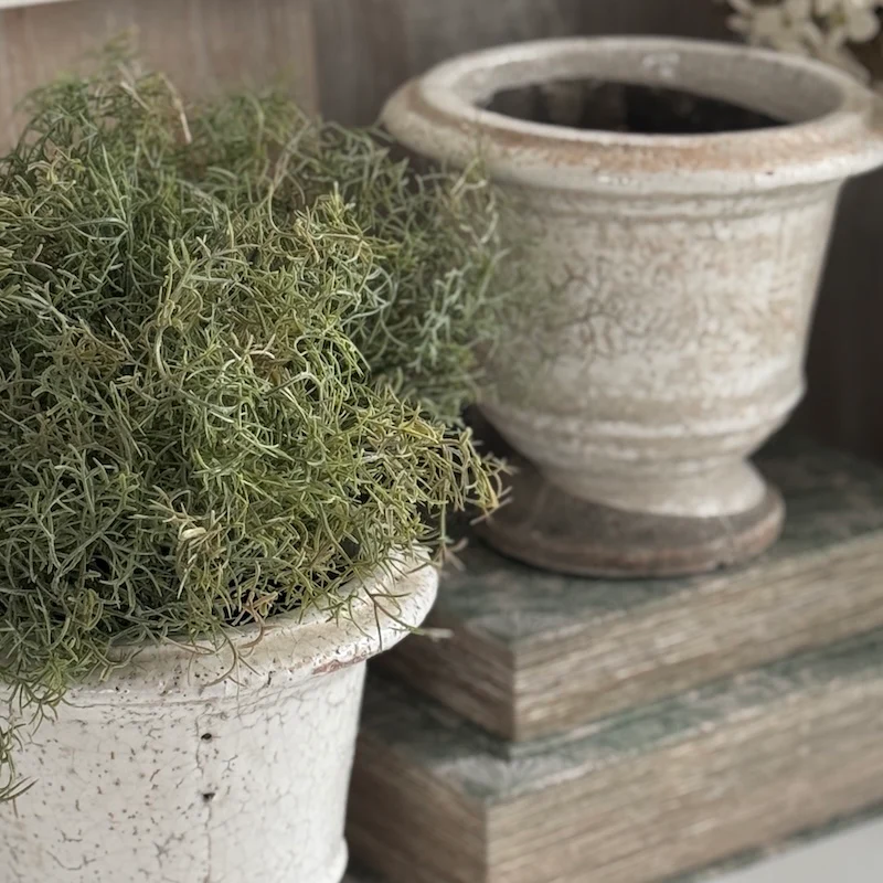 Rustic Crackled Weathered Small Urn - Image 4