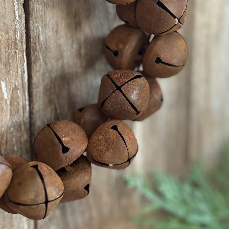 Rustic Hanging Bell Wreath - Image 2