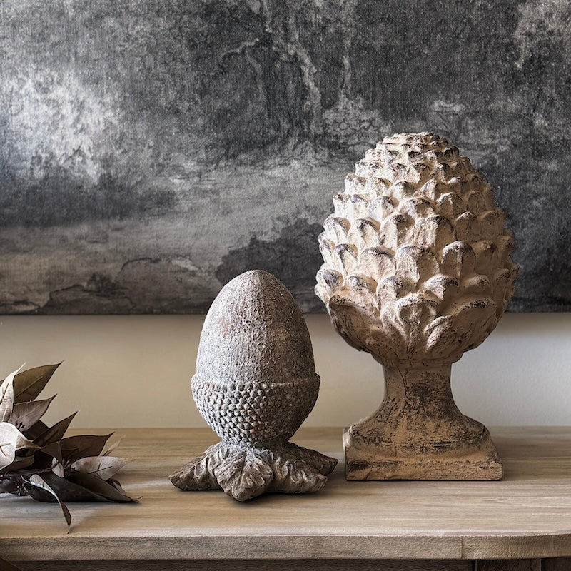 Rustic Stone Effect Pinecone and Artichoke Collective - Image 7