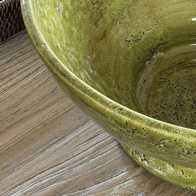 Rustic Weathered Green Bowl - Image 2
