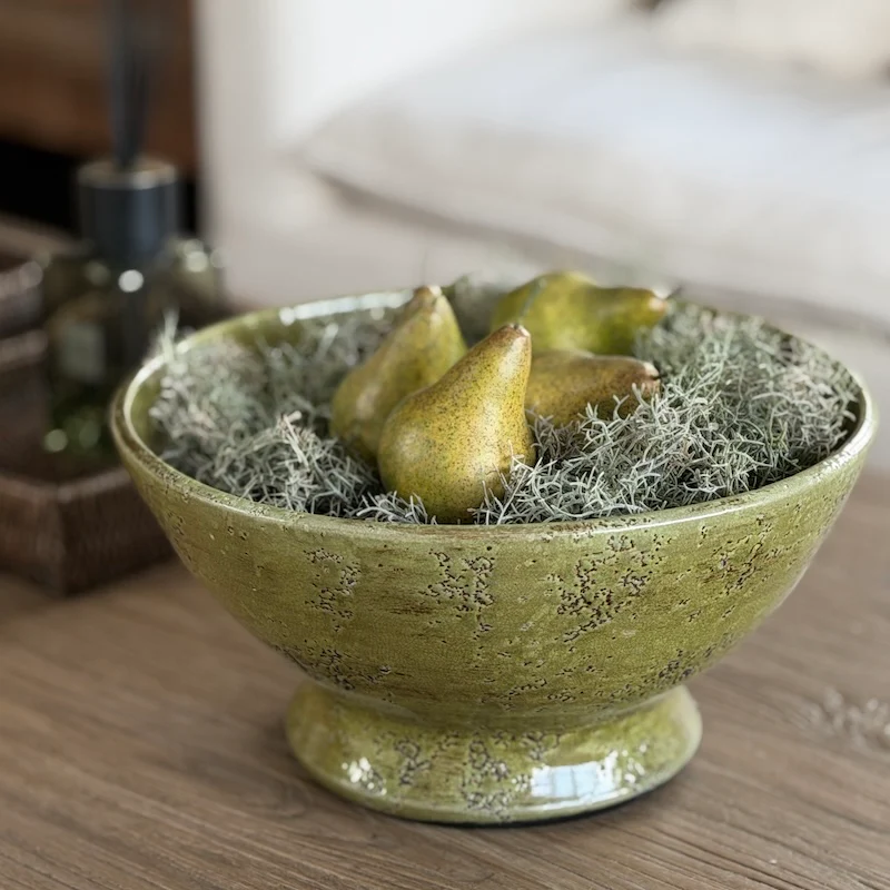 Rustic Weathered Green Bowl - Image 4