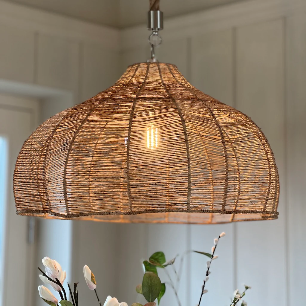 Scallop Jute Pendant Shades - Image 3