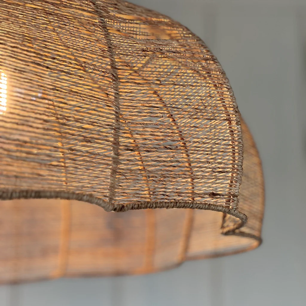 Scallop Jute Pendant Shades - Image 4