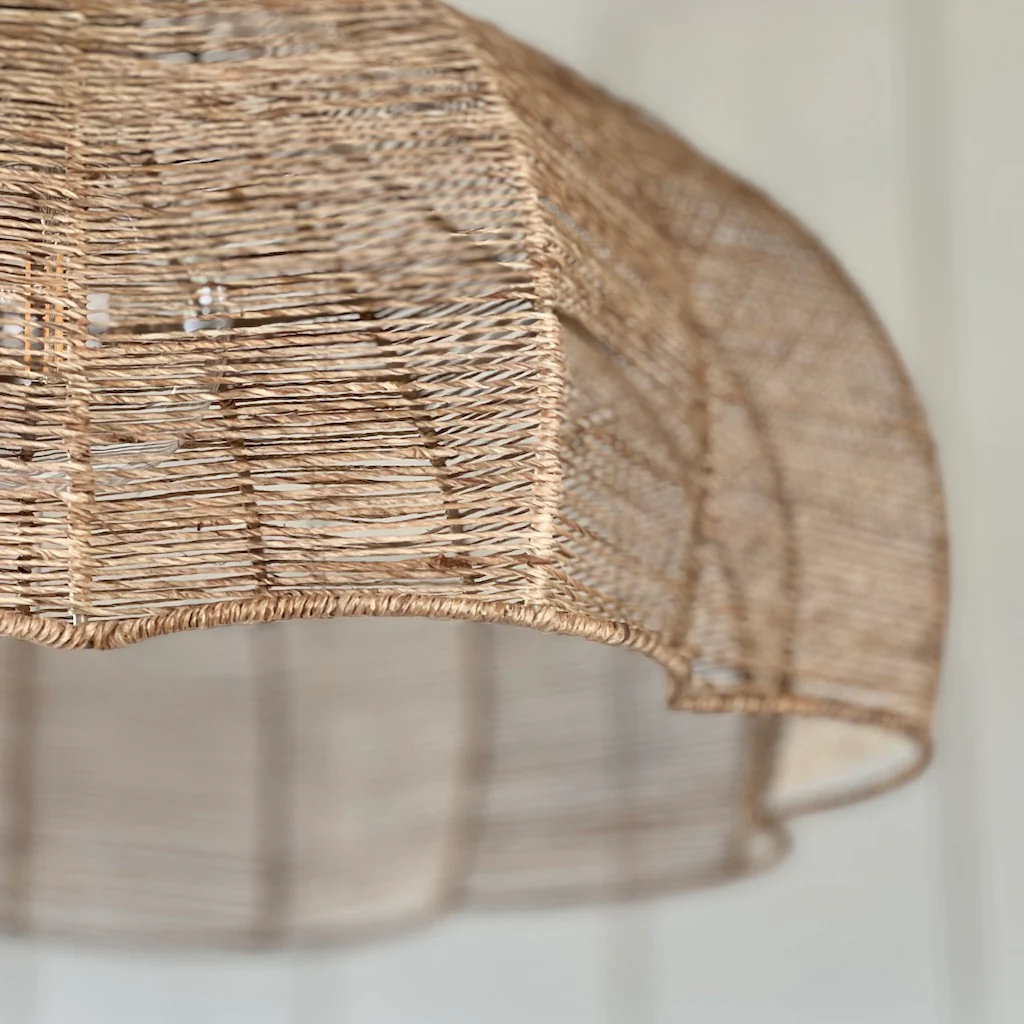 Scallop Jute Pendant Shades - Image 5