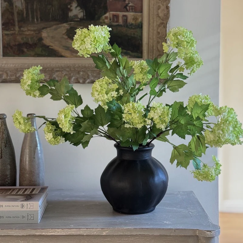Small Black Flute Vase - Image 3