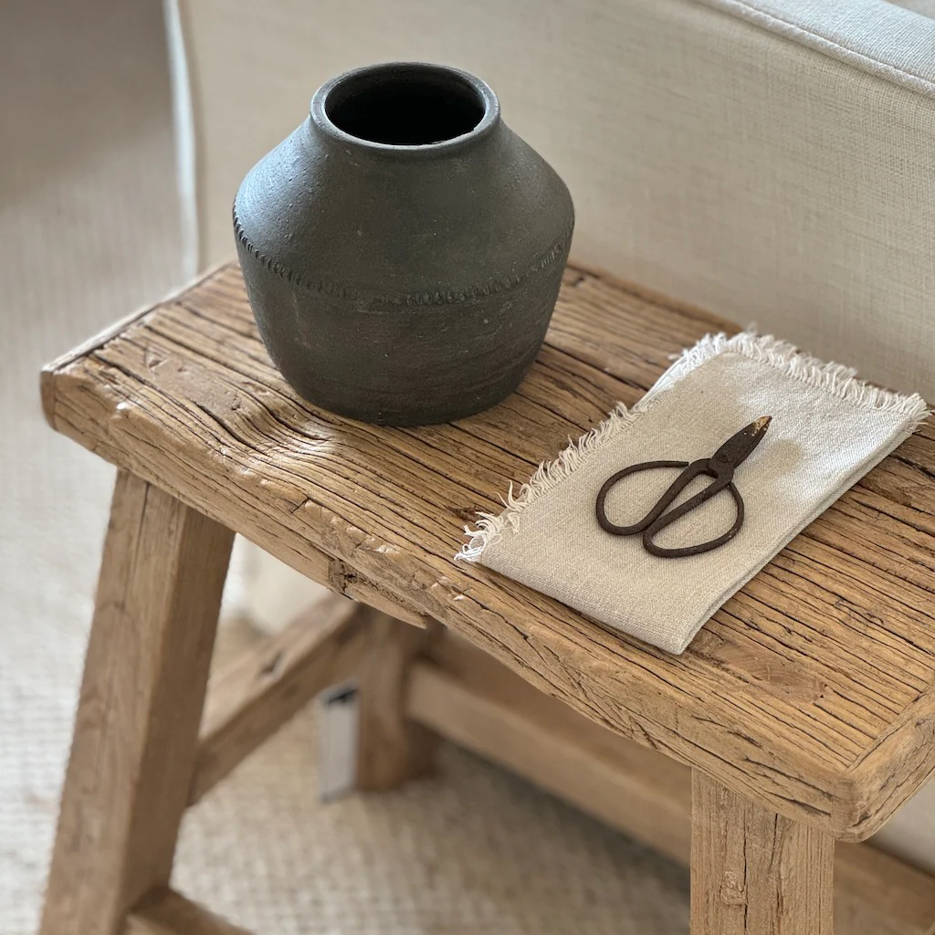 Small Charcoal Clay Vase - Image 5