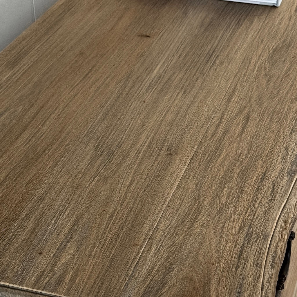 Stained Bleached Mahogany Chest of Drawers - Image 8