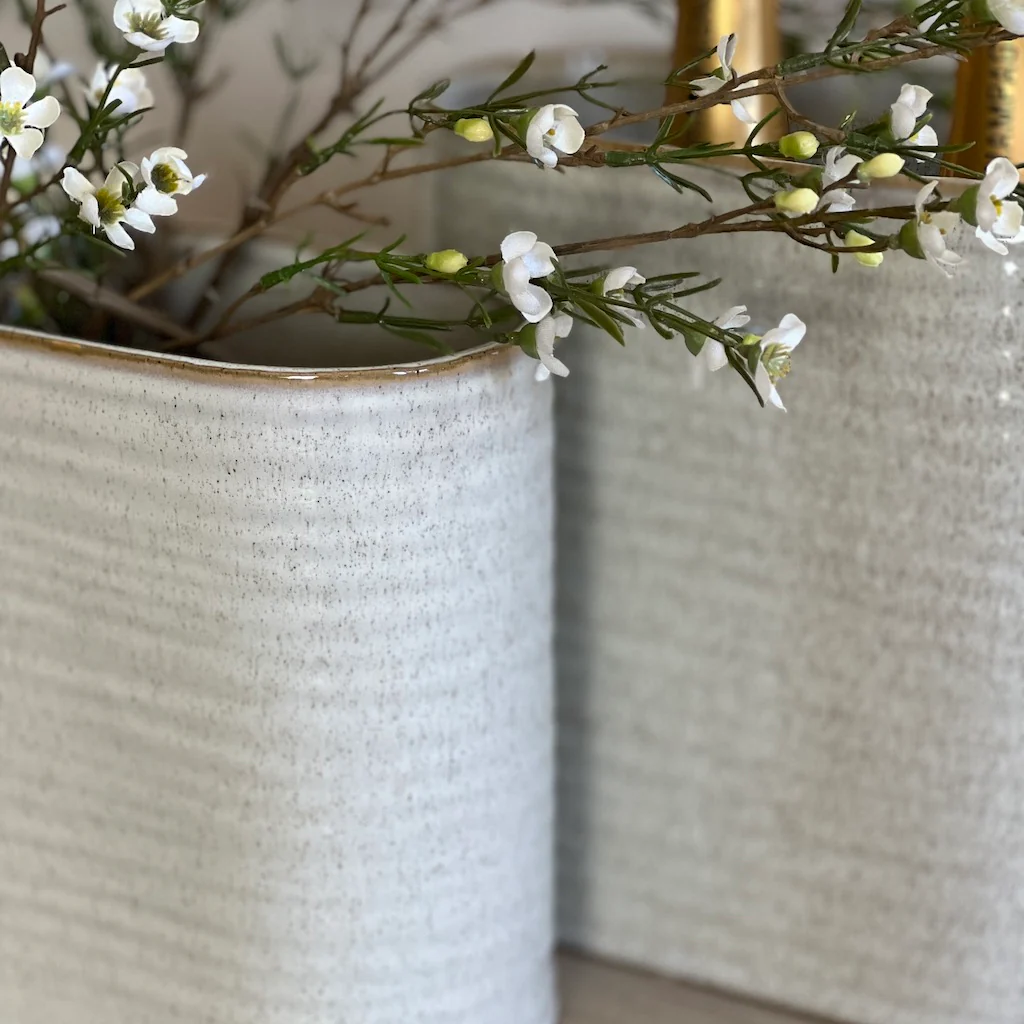 Stoneware Oval Planter Vase - Image 3