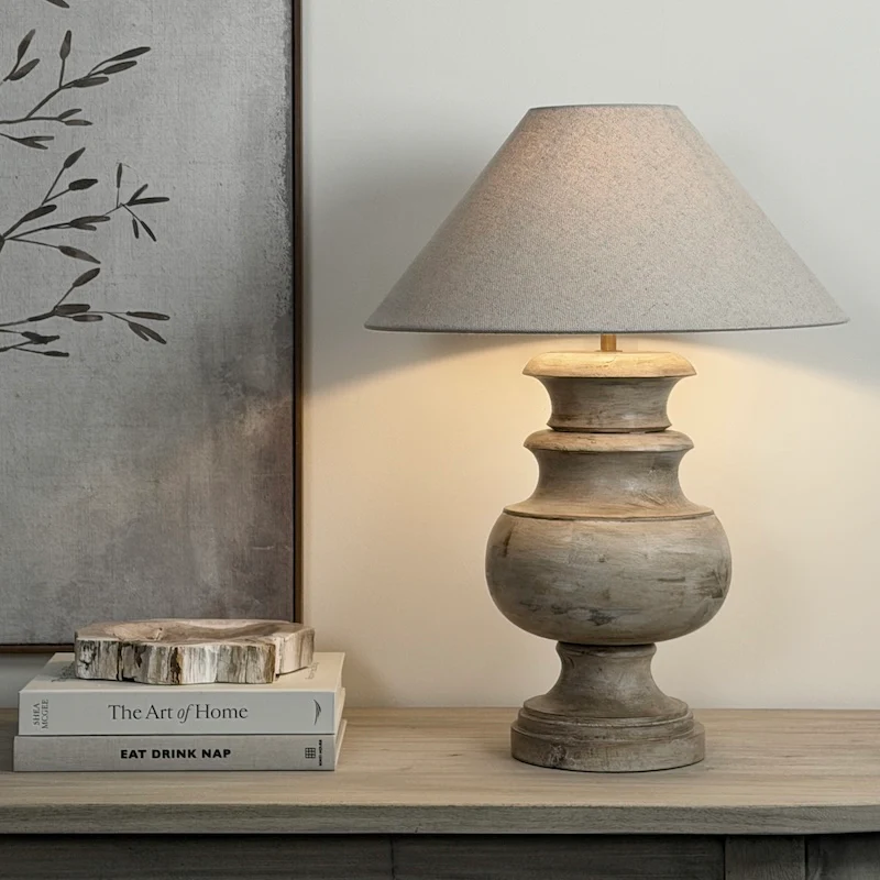Stowe Wooden Table Lamp - Image 2
