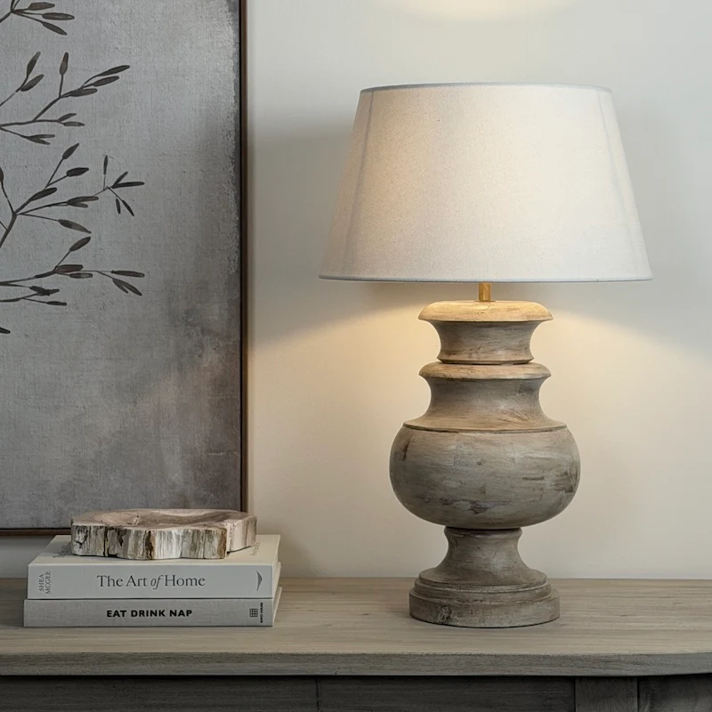 Stowe Wooden Table Lamp - Image 3