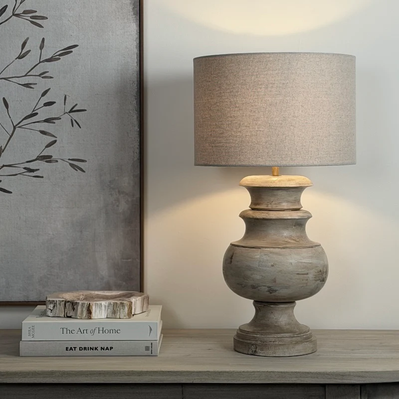 Stowe Wooden Table Lamp - Image 4