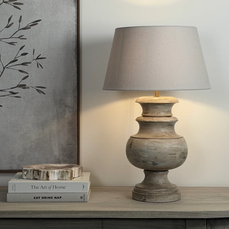 Stowe Wooden Table Lamp - Image 5