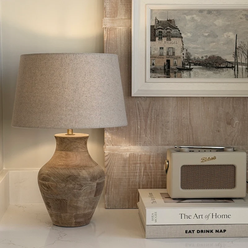 Stratton Wooden Table Lamp - Image 3