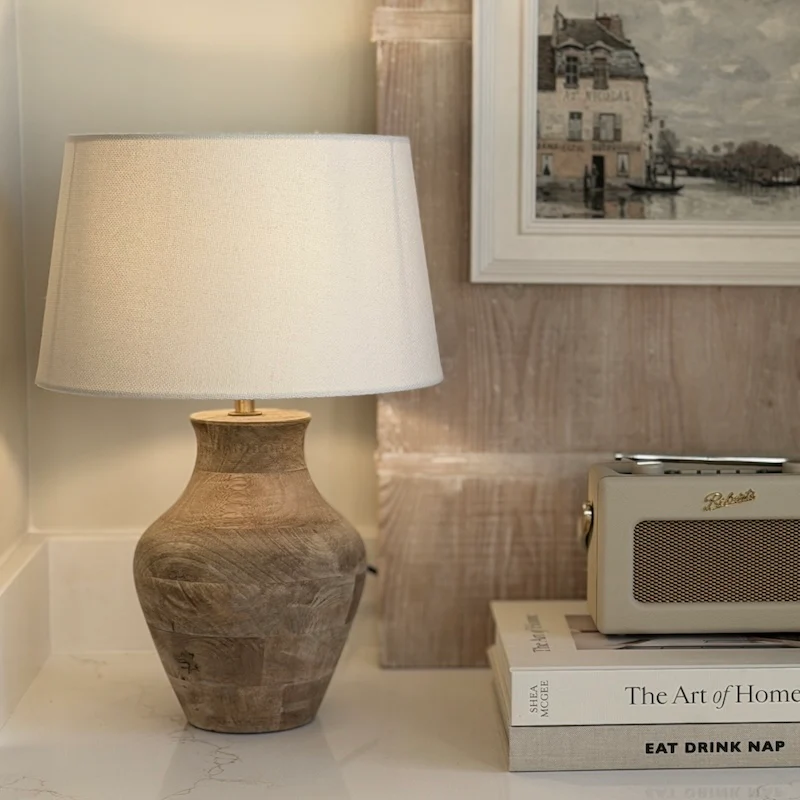 Stratton Wooden Table Lamp - Image 4