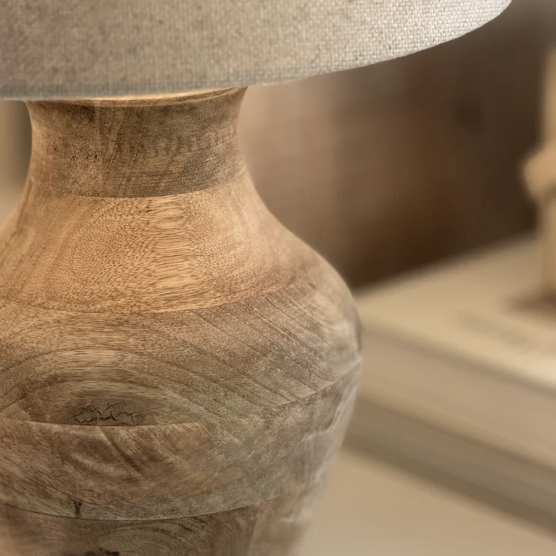 Stratton Wooden Table Lamp - Image 7