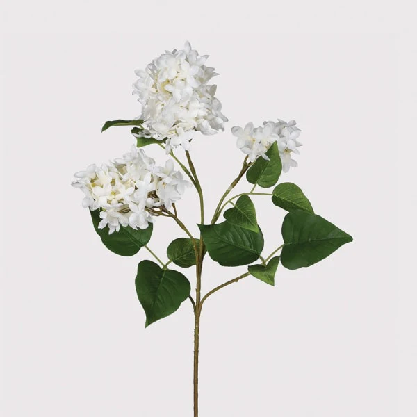 Striking Faux White Lilac Stem - Image 5