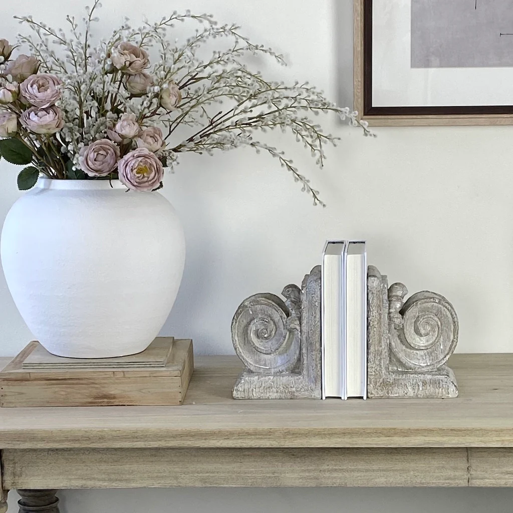 Stunning Pale Column Bookends